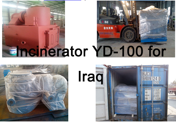 Incinerator YD-100 for Iraq